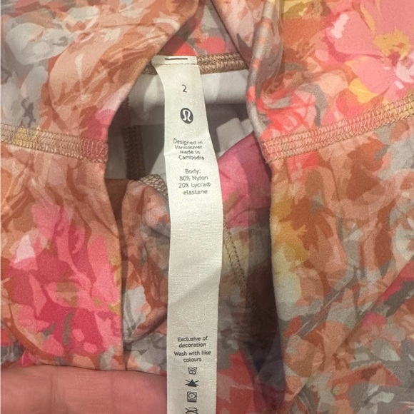 Align Lululemon Floral Leggings - Picture 2 of 3